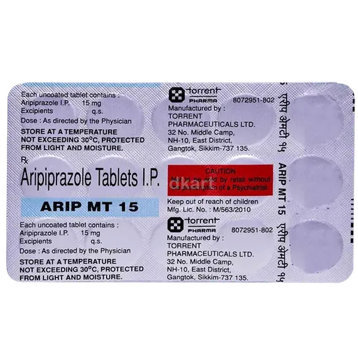 arip mt 15mg tablet 15's